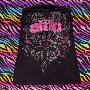 Skin industries Black and Pink Women's Tube Top